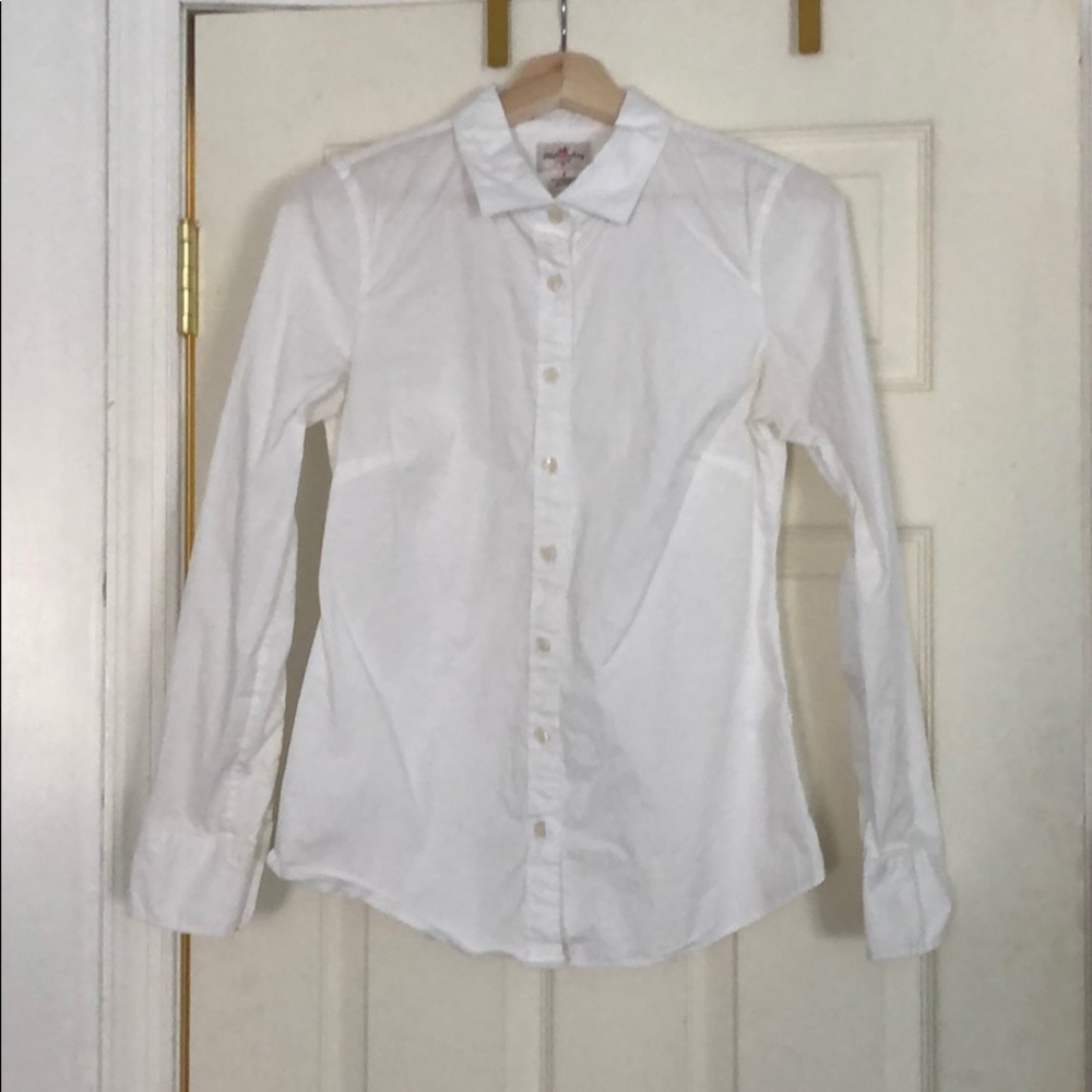 J Crew White Buttondown